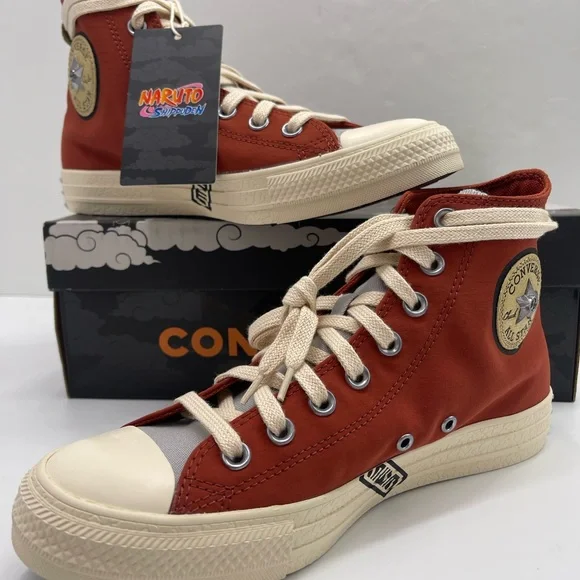 Converse Men’s A14838C NARUTO SHIPPUDEN 
CTAS HI
RITUAL RED/NATURAL IVORY Sneakr - Picture 11 of 16